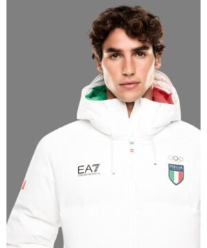 Winter Olympics 2026 Team Italy padded puffer jacket designed with sleek silhouette and versatile cold‑weather wear