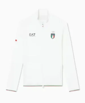Team Italy Winter Olympics 2026 jacket inspired by Milano Cortina games, stylish cold-weather outerwear for sports fans