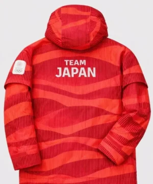 Official Team Japan 2026 Winter Olympics jacket showcasing modern fit and ceremonial fashion styling