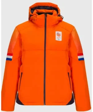 Milano Cortina 2026 Winter Olympics Team Netherlands opening ceremony jacket featuring official-style winter sports fashion
