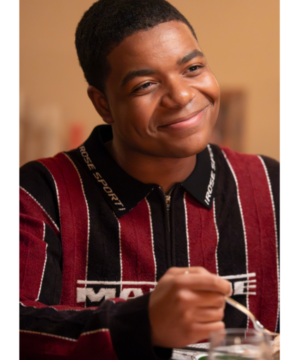 9-1-1 S09 Harry Grant Striped Polo Top men’s TV show inspired casual striped shirt