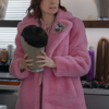 Elsbeth S03 Elsbeth Tascioni Pink Fur Coat women’s TV show inspired luxury faux fur coat
