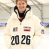 Winter Olympics 2026 Team USA Evan Bates Flagbearer Jacket - Official Apparel for Team USA Athletes