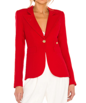 Fox and Friends 2026 Carley Shimkus Red Blazer – Stylish Celebrity Inspired Formal Blazer for Women