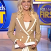 Fox and Friends 2026 Carley Shimkus Contrast Trim Blazer women’s TV show inspired tailored jacket