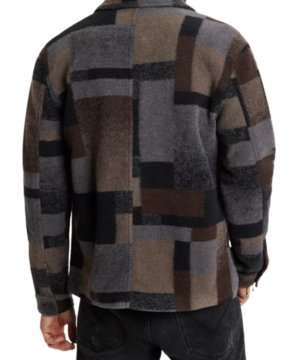 Grey’s Anatomy Owen Hunt Patterned Abstract Jacket – Modern Celebrity Style Casual Jacket