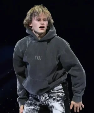 Milano Cortina 2026 Winter Olympics Ilia Malinin hoodie featuring a sporty design, Olympic-themed graphics, and premium fabric for winter sports fans