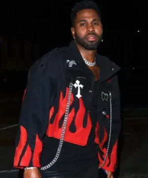 Jason Derulo Catch Restaurant jacket with modern tailoring, premium fabric, and stylish evening wear appeal