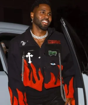 Jason Derulo Catch Restaurant jacket featuring a sleek silhouette and celebrity-inspired nightlife fashion