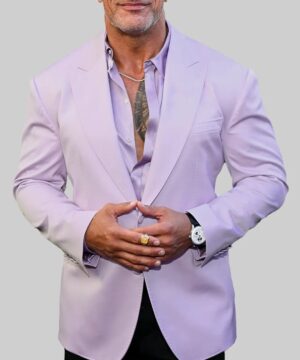 Alternative view of Lavender Purple Blazer  Celebrity Style Premium Formal Suit
